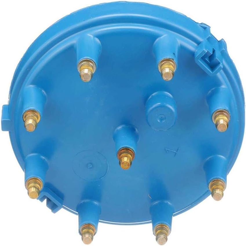 Distributor Cap for Lincoln Mark V, Continental 1977 1978 7.5L V8, for Mercury Grand Marquis 1979 1980 1981 1982 1983 1984 1985 1986 1987 1988 1989 1990 1991 5.0L V8, 1-PC