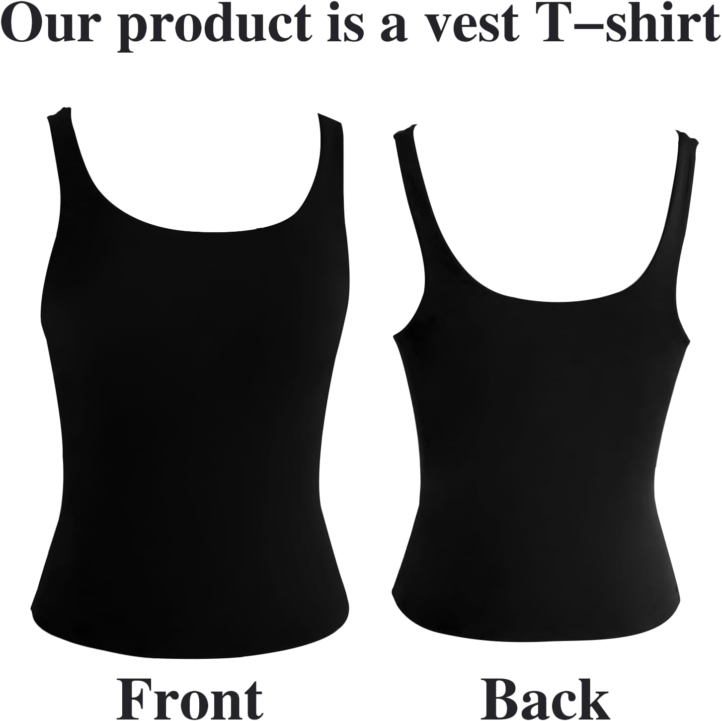 Women's Tank Tops Square Neck Top Double Lined Sleeveless Slim Fit T-Shirt for Going Out 2025 Fall Style - Image 7