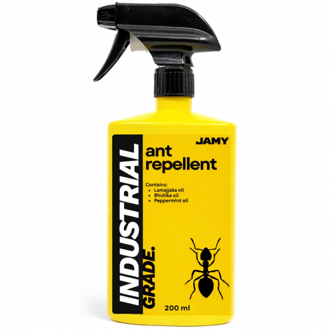 Industrial Grade Ant Repellent Spray for Home and Garden with Lamajjaka, Bhutika and Peppermint Oil | Non-Toxic, Pet Friendly | Works on All Ant Types | 200 ml-image-33