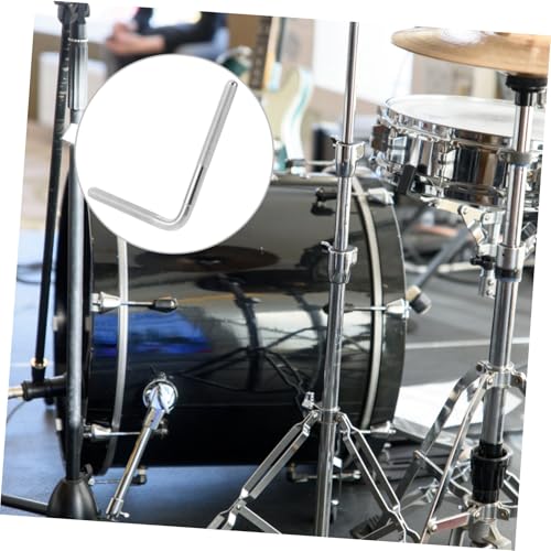 Soporte en forma de brazo para cencerro BESPORTBLE para montaje en kit de batería, accesorio de percusión versátil de instalación rápida miniatura 5