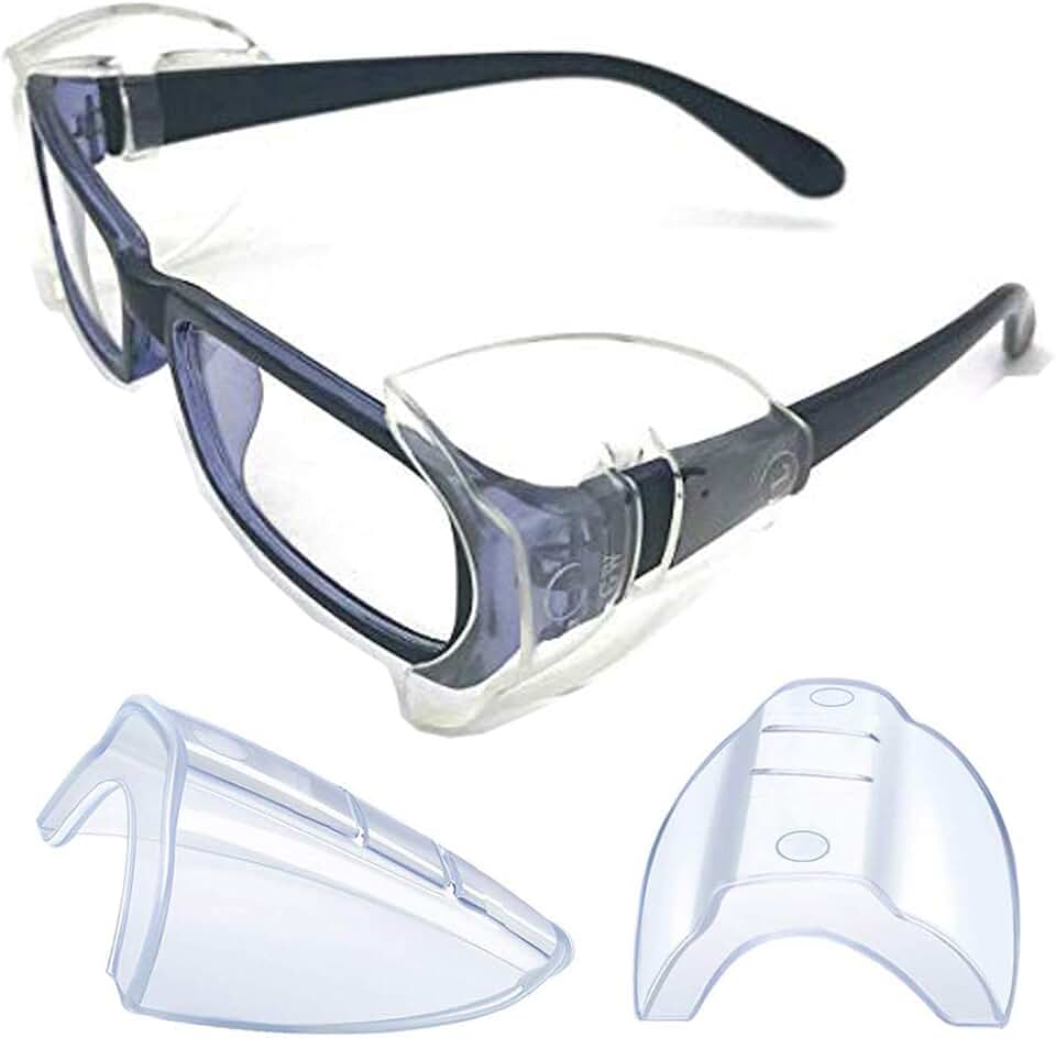 removable side shields for glasses