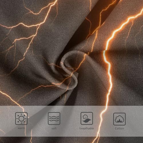 Cotton Toddler Girls Underwear Glowing Orange Lightning Bolts Dark Cute Panties Girl Funny Underpants Briefs 2t3