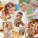 32 Pcs Toddler Hair Ties Hair Clips for Girls Baby Hair Bows Flower Hair Ties Elastics Baby Hair Ties Ponytail Colorful Bow Hair Clip Cute Flower Scrunchies Hair Accessories
