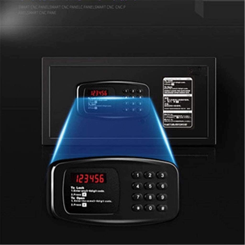 Electronic Digital Safe Deposit Box, Solid Steel Structure Hidden in the Bolt Lock, Wall Anchor Design for Home Office Hotel Business Jewelry Cash strongbox