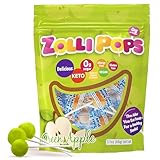 Zollipops Clean Teeth Lollipops, pomme verte, 88,9 g