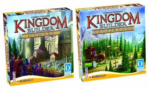 Preisvergleich Produktbild Queen Games 61050 - Kingdom Builder, Erweiterung 1 und 2