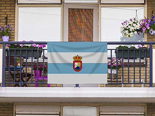 Oedim Bandera de Arroyo del Ojanco Sin Palo | 150x85cm | Reforzada y con Pespuntes | Bandera con 4 Lazos y Resistente al Agua