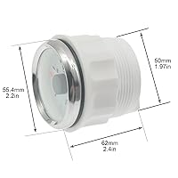Vista 6 de Medidor de combustible marino – Medidor de nivel de combustible de barco impermeable de 2.047 in, medidor de combustible universal de repuesto