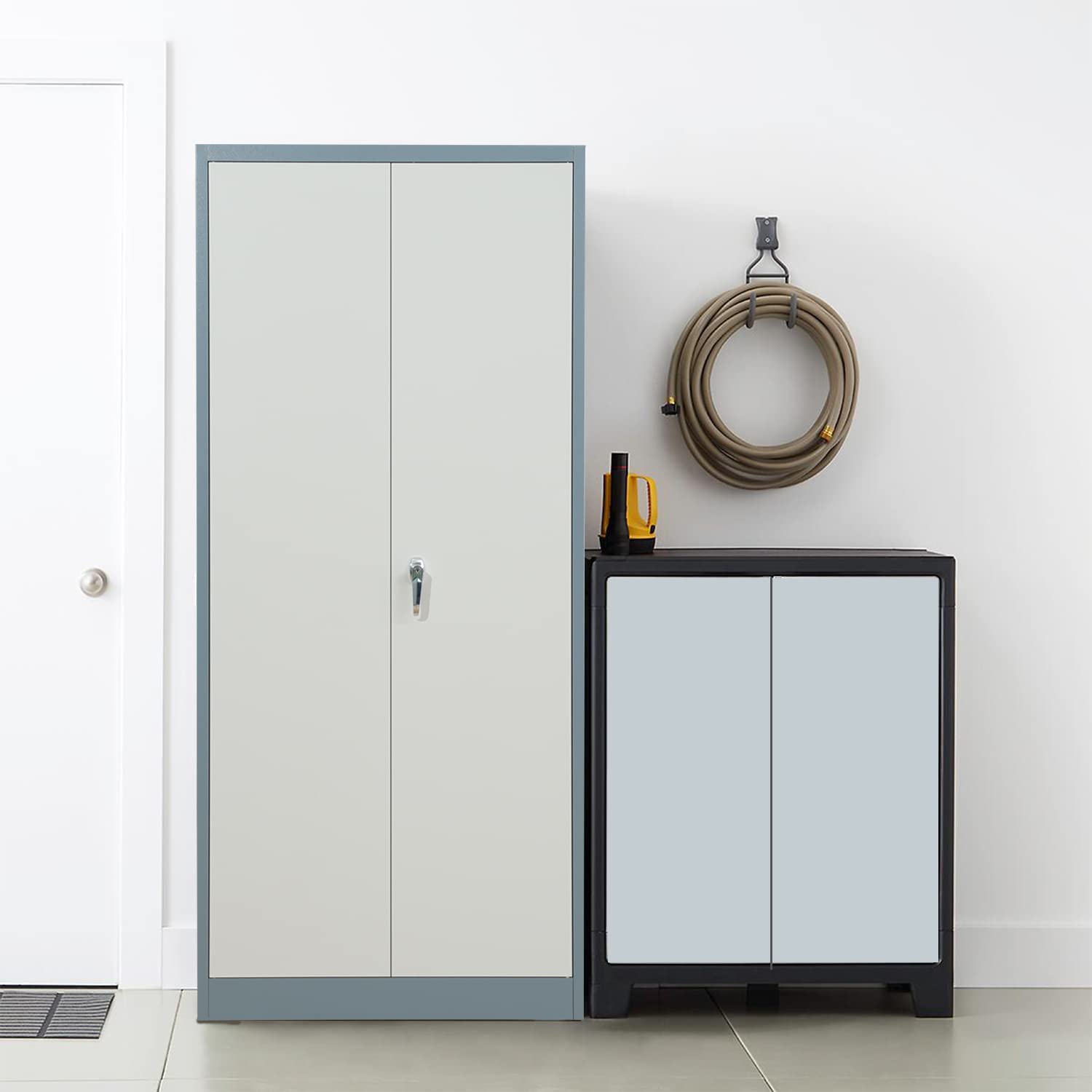 Metal Storage Office Storage Locking Storage with 2 Doors and 4