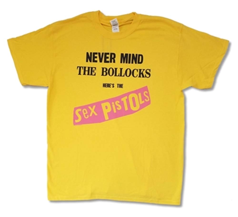 Rock Off Sex Pistols 'NMTB Album Cover' (Yellow) T-Shirt (Medium)