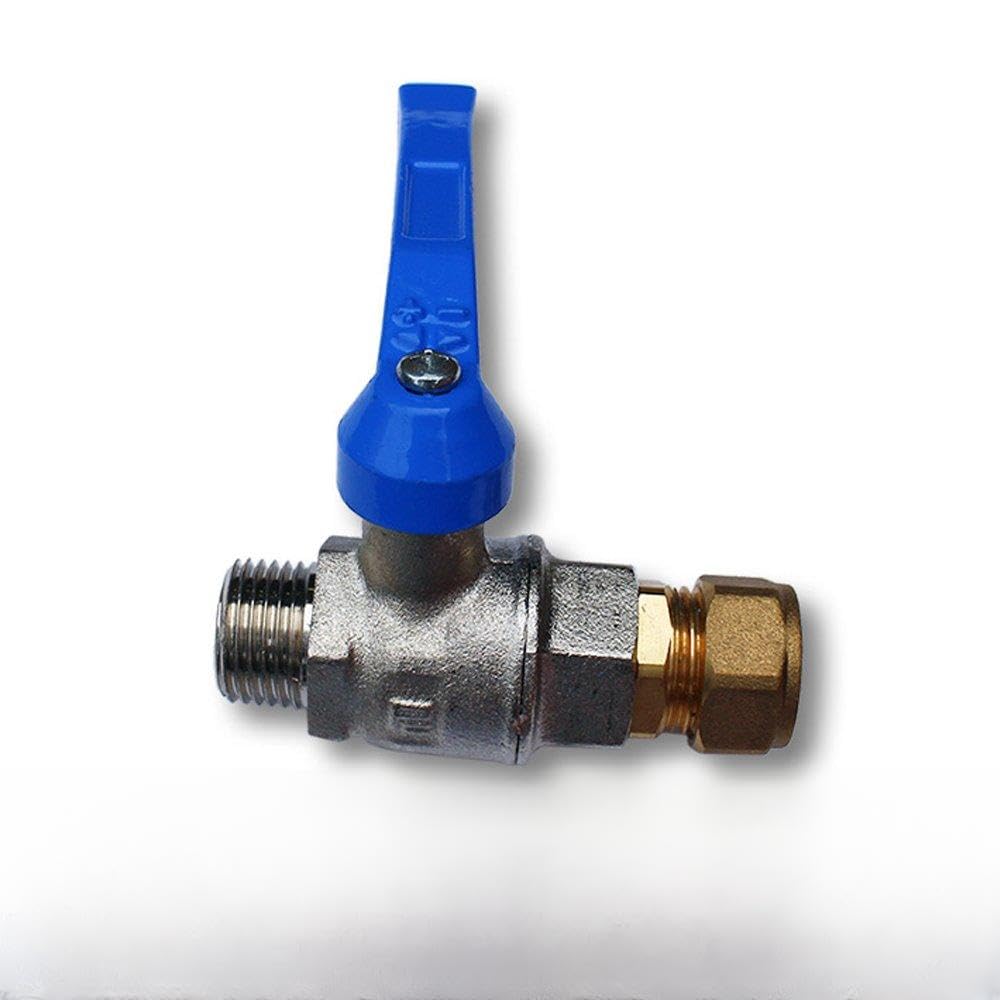 Isolation Valve - 15mm Compression x 1/2" BSP Male