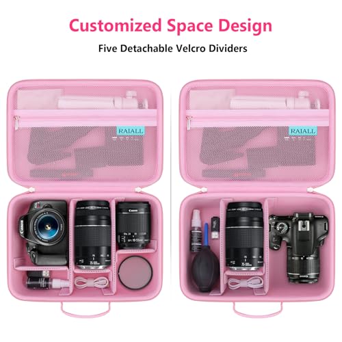 Maleta para cámara RAIALL para Canon y Sony DSLR miniatura 4