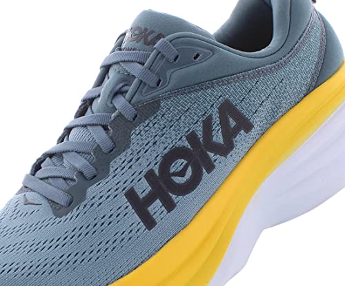 HOKA HOKA ONE ONE Bondi 8 Mens Shoes Size 9, Color: Goblin Blue/Mountain Spring