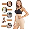 Nebility Waist Trainer for Women High Waist Tummy Control Panty Lace Butt Lifter Shapewear Slim Body Shaper Shorts (Medium, Beige)