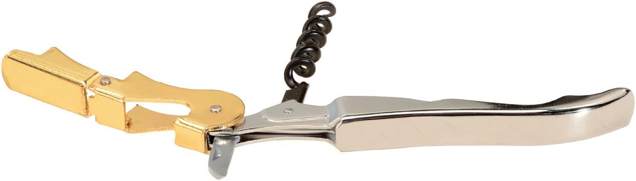 Thirsty Rhino Anggur Double Hinged Waiter's Corkscrew (Set of 6) (Black)