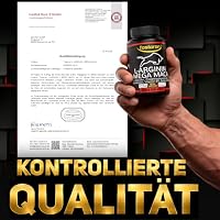 L-Arginin + MEGA MACA - 120 Kapseln EXTRA STARK + HOCHDOSIERT 1 Dose, 1x98g – Ansicht 5