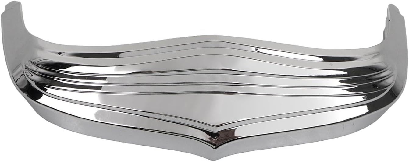 Chrome Motorcycle Front Fender Tip Trim Fit For Harley Softail Deluxe FLSTN 2005-2017
