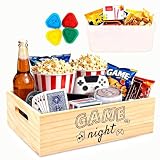 Dmnnlp 3Pcs Game Night Snack Tray + Playing Cards...