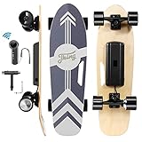 Tooluck 27.5" Electric Skateboards with Remote, 350W Motor E-Skateboard, 12.4 MPH Top Speed Electric