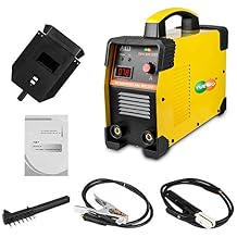 YUEWO 110V US Plug Portable ARC Inverter Welding Machine, 20-160A DC Plastic Welder IGBT Digital Display LCD Hot Start Welder Assembly Support 1/8 Inch Welding Rod