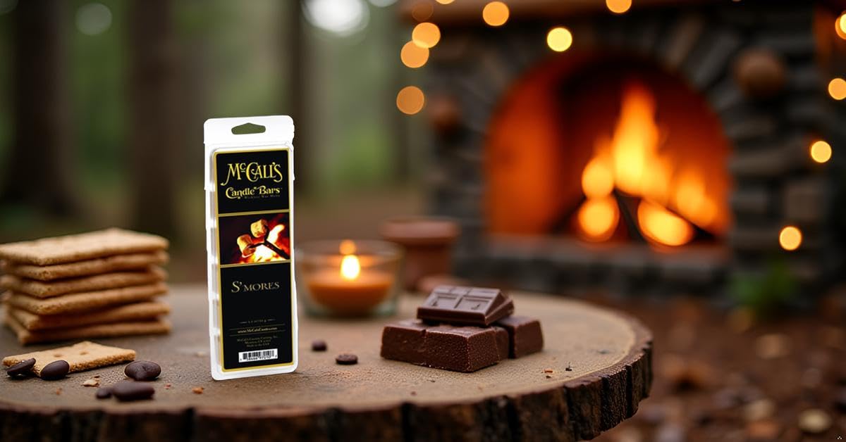 McCall's Candles | Scented Wax Melt | S’Mores – Toasted Marshmallow, Milk Chocolate & Graham Cracker | 5.5 oz