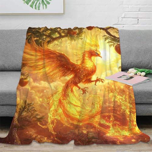 Couverture de voyage Phoenix douce et chaude 127x152 cm pour adulte - 3
