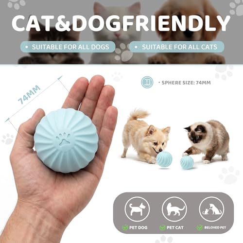 Balle interactive intelligente chien et chat en caoutchouc - 8