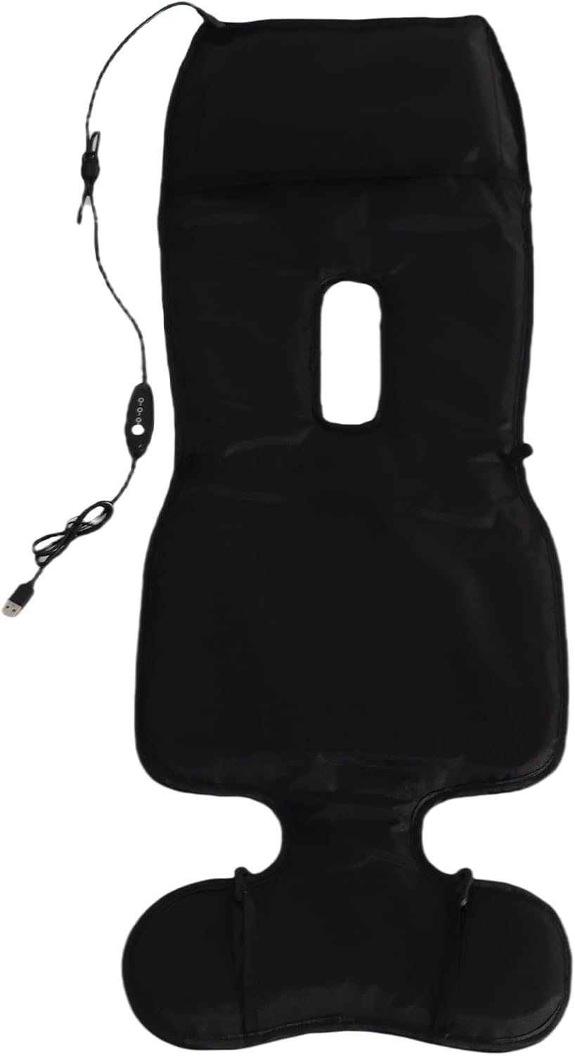 Dpofirs Stroller Cooling Pad, Breathable Car Seat Liner Cooling Cushion Non Slip with 2 Fans, Portable Baby Stroller Cooler Mat Water Proof for Car Outdoor (Black)