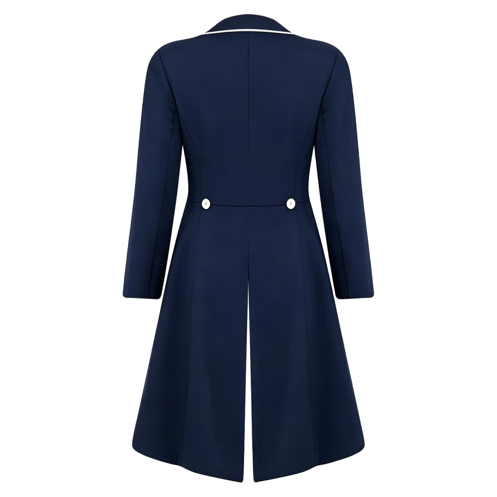 FEESHOW Damen Turnierjacket Reiten Elegantes Sakko Lang Mit Taillierter Passformf Ür Turnier Wettkampf Show Training
