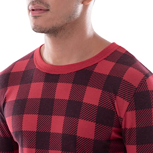 Image of Fruit of the Loom Men's Recycled Waffle Thermal Underwear Set (Top and Bottom)
