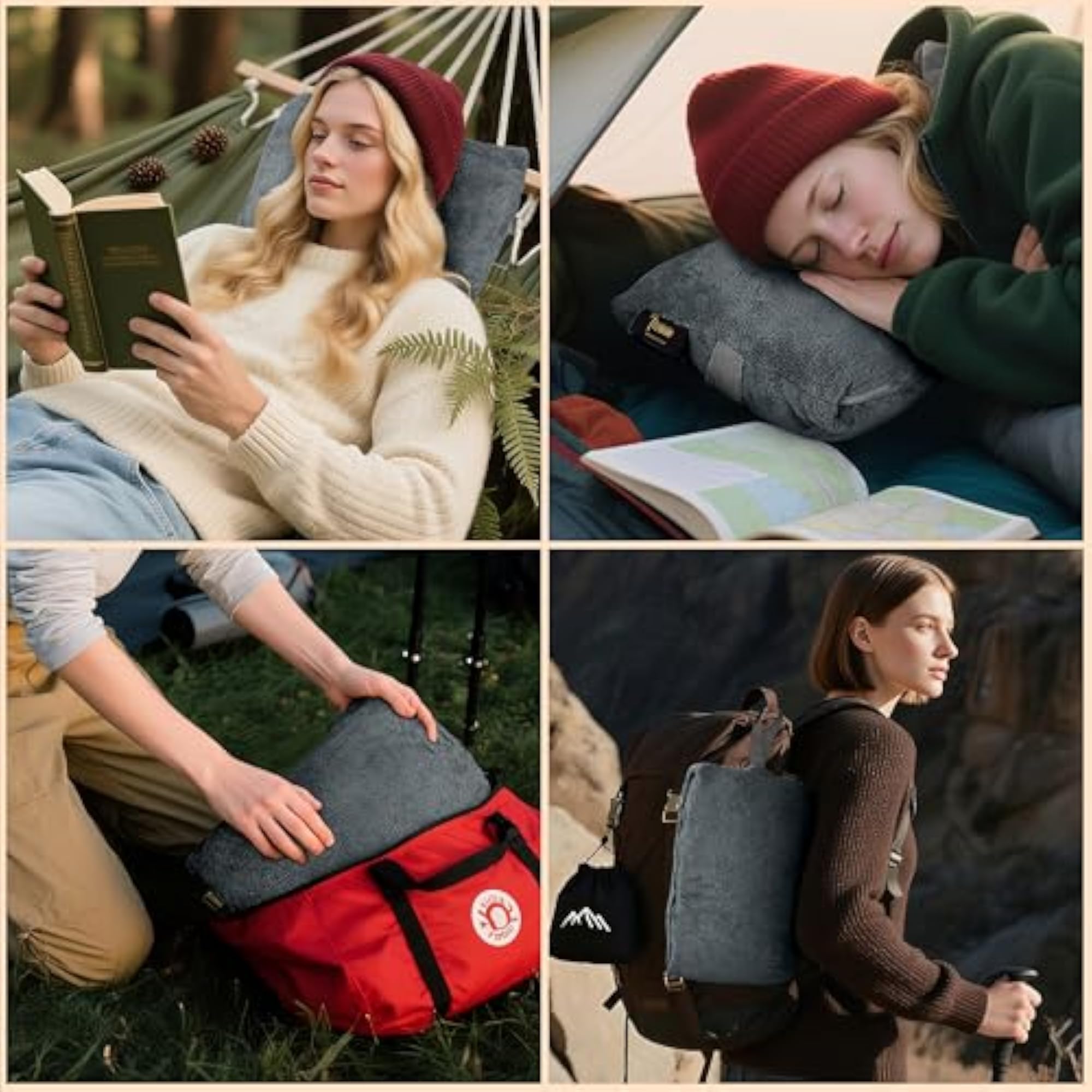 Travel Portable Blanket with Feet Pocket