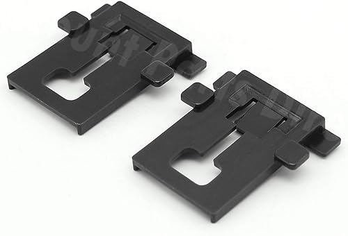 Miniatura 2 de W10195840 - Pieza de repuesto para ajustador de estante de lavavajillas Whirlpool Kenmore Kitchenaid W10195840 (paquete de 2)