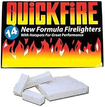 Quickfire Fire Lighters Firelighters Bulk Pack Hotspots Burners BBQ COAL LIGHTERS WOOD BURNERS 3