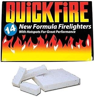 Fire Lighters Quickfire Firelighters Bulk Pack Hotspots Burners BBQ COAL LIGHTERS WOOD BURNERS (24)
