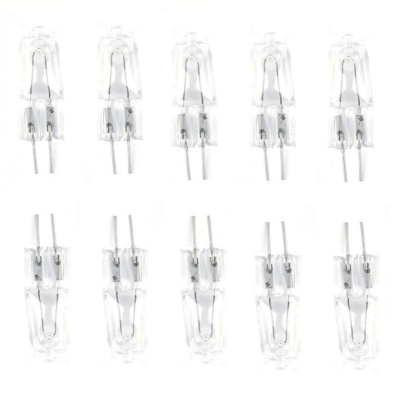 DLEDMOP G4 220V 50W Halogen Light Bulbs Dimmable 2 Pin Lamp Bulb 20W 35W Warm White 2700K 140 LM Clear Capsule for Track Lighting Pendant Lighting,20W,10PCS — image 1
