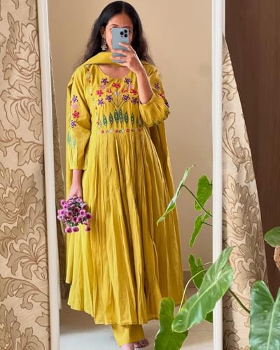 Ensemble kurta et pantalon coton contre la chaleur vêtement ample - 5