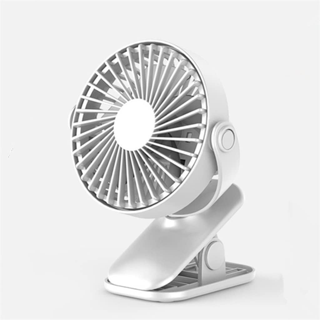 USB Table Fan Clip on Type Mini Desk Fan 360 Degree Rotation Adjustable Fan for Desk Student Dormitory (Color : C, Size : As Shown) (D As shown)