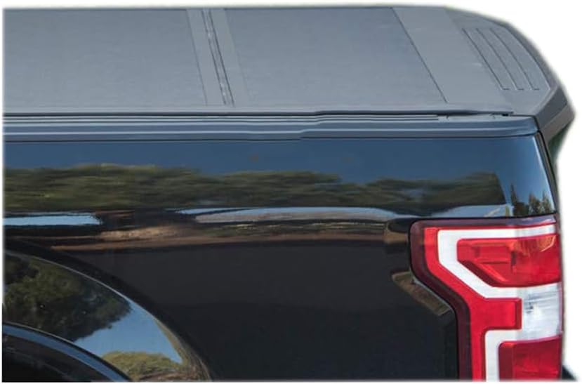 Low Profile Hard Tri-Fold Truck Bed Tonneau Cover - Compatible with 1994-2003 Chevy S10, GMC Sonoma, and 1996-2000 Isuzu Hombre Fleetside 6 Ft (72") Bed Models, Aluminum Panel, Weatherproof