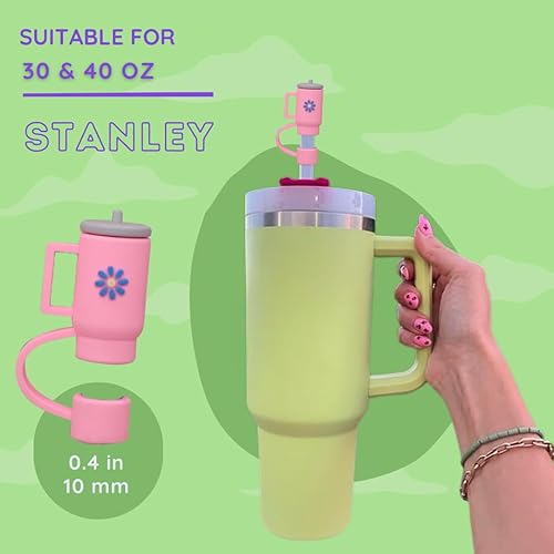 Miniatura 2 de Stanley - Funda para pajilla, accesorios para tazas Stanley, 4 unidades, fundas para popotes de 0.4 pulgadas0.394 in, compatible con vaso Stanley,