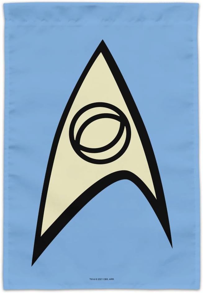 Star Trek Science Shield Garden Yard Flag