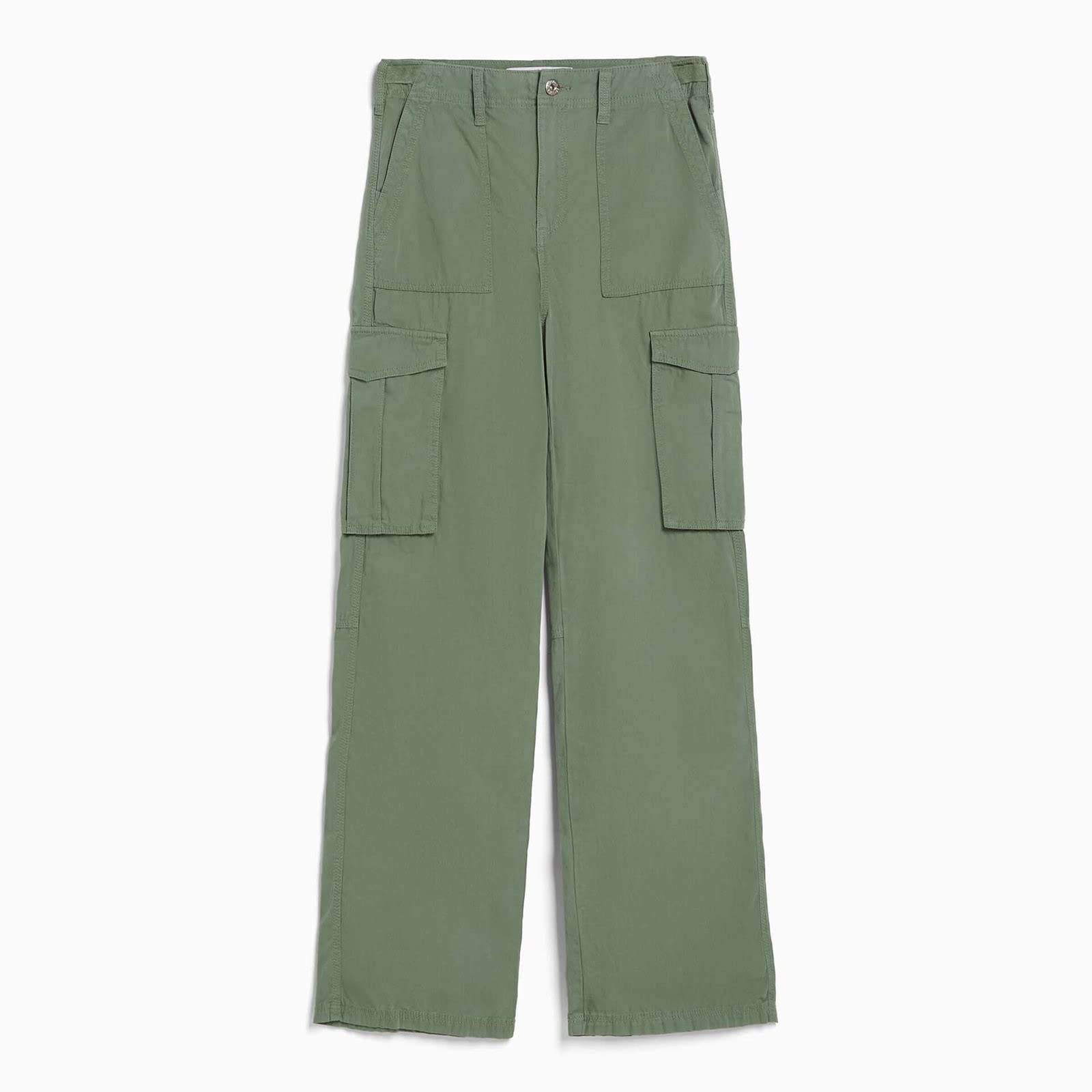 Generisch Pantalon cargo réglable pour femme, taille haute, coupe large pour un confort décontracté lors des activités de plein air et des aventures urbaines