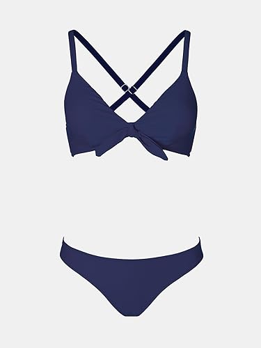 Miniatura 5 de CUPSHE - Conjunto de bikini de dos piezas para mujer, estampado floral y detalle de nudo de conejo