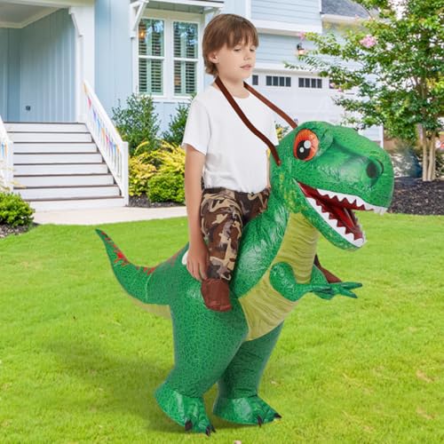 Disfraz Inflable de Dinosaurio T-Rex para Niños miniatura 2
