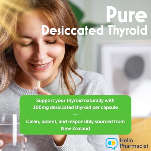 HelloPharmacist Raw Desiccated Bovine Thyroid