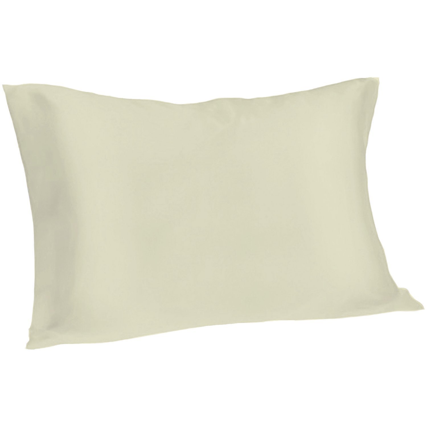 Spasilk Pure Silk Pillowcase, Charmeuse Silk Pillowcase, Hypoallergenic Pillowcase, King Sized, Ivory