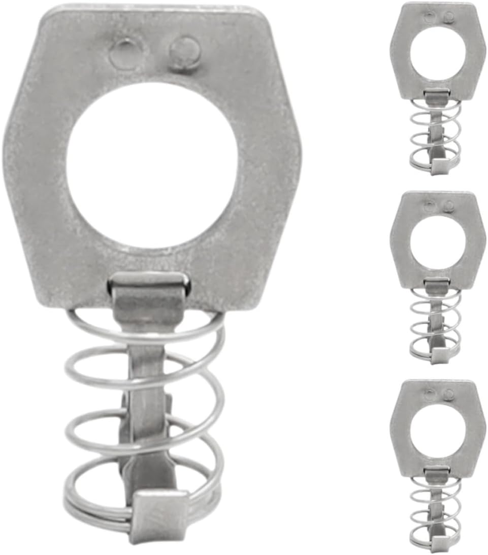 PRETYZOOM Rv Water Heater Door Latch and Quick Locking Stainless Steel Cam Lock Fastener 4pcs with Compact Design for Camper and Travel Trailer