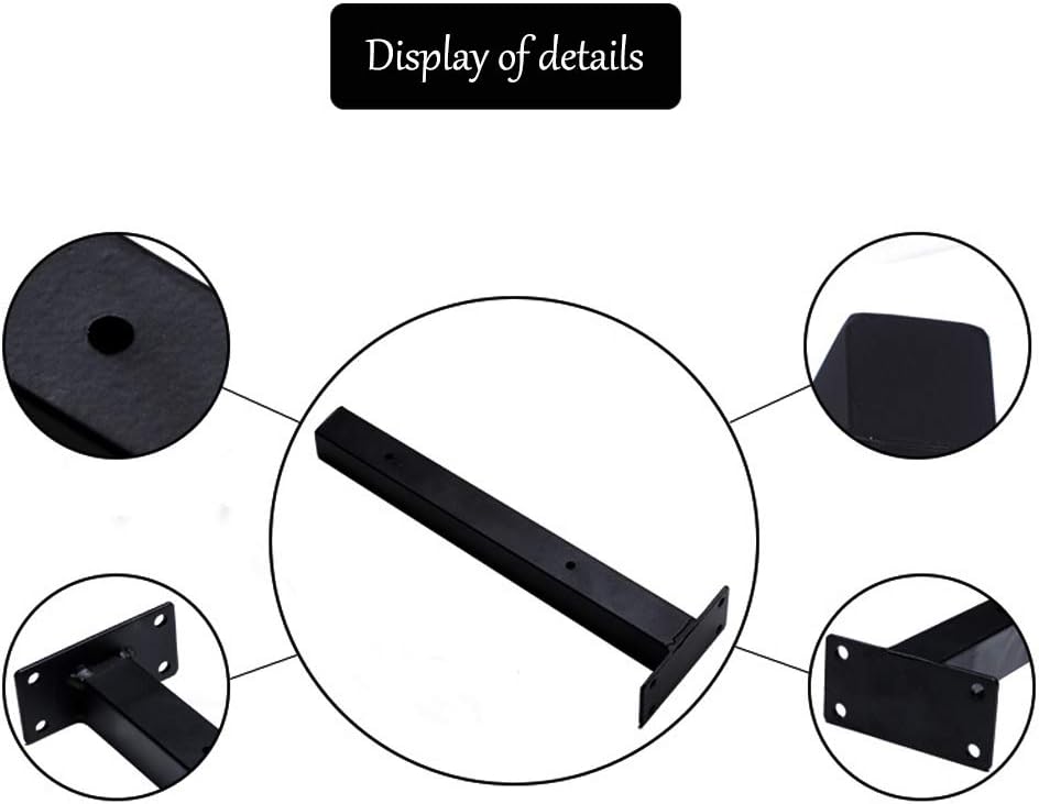 Shelf Bracket,Scaffold Board Shelf Brackets Black- 1 Pair Right Angle Bracket Shelf Support Wall Hanging - Metal Home Shelf Support Tool,Easy to Install, Save Space, Bearing Capacity 50kg