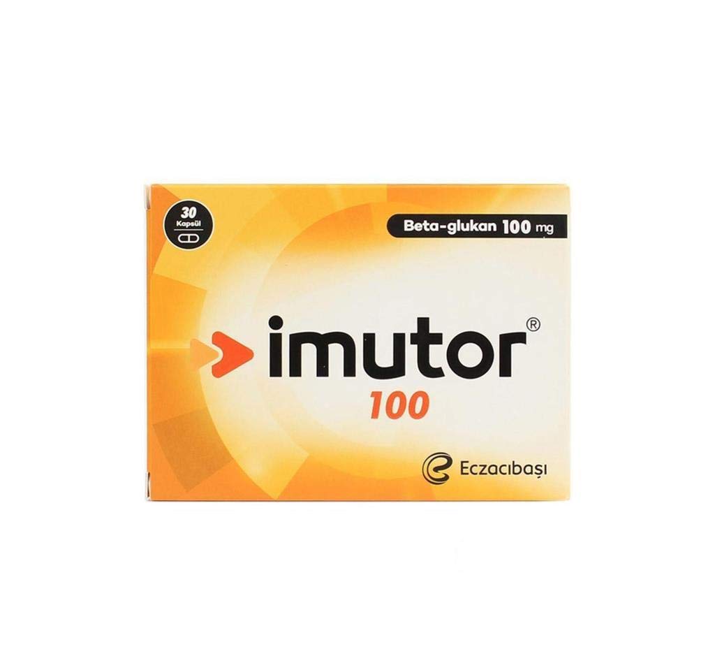 Imutor 100 30 Kapsül - Beta Glukan - Bağışıklık