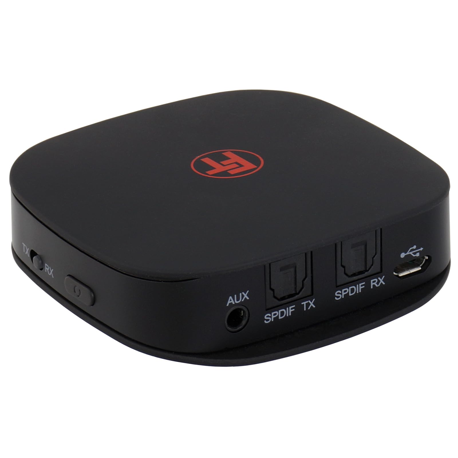 FeinTech ABT00101 Bluetooth 5.0 Audio Adapter Sender Empfänger aptX mit Akku