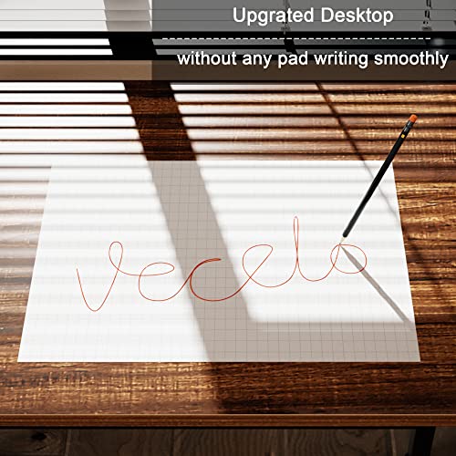 Vecelo Large Corner Computer Desks L-Shaped With Cpu Stand/Pc Laptop Study Writing Table Workstation For Home Office Wood & Metal, 66.3X18.9 Inch, Walnut #TOP4